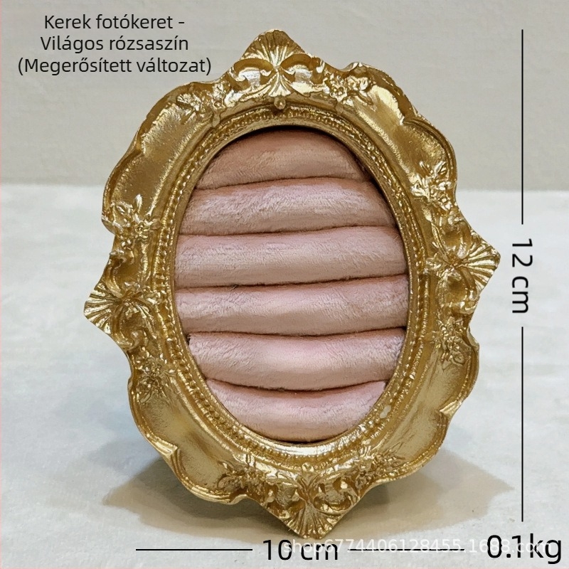 Vintage ékszerkialakító állvány – fém szerkezet, velúr bevonat, négyszögletes kialakítás, egy darabból, vas- művészeti kivitelezés