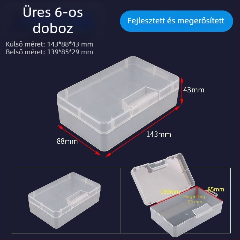 Ékszerdoboz fedéllel - porálló, papír alapú kivitel, vidéki stílus, ékszerekhez