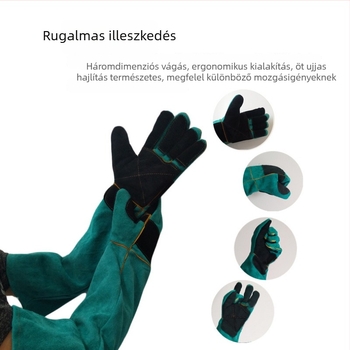 Marhabőr állat-edző kesztyűk, harapás elleni, karcolás elleni, általános használatra