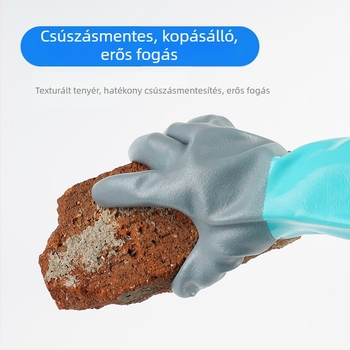 Olajálló csúszásmentes munkakesztyűk, sav- és lúgálló, 200 g