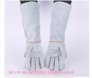 Hegesztő kesztyűk, tehénbőr, Yingshuo márka, elektromos hegesztéshez, hajóépítés és építkezési helyszínek