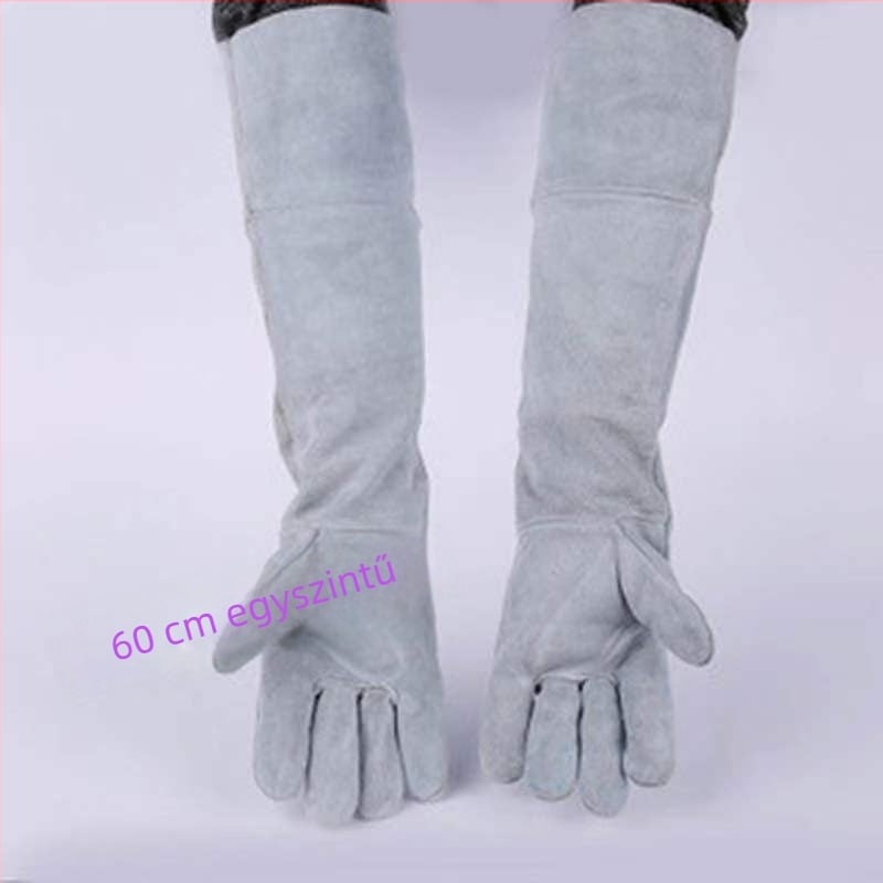 Hegesztő kesztyűk, tehénbőr, Yingshuo márka, elektromos hegesztéshez, hajóépítés és építkezési helyszínek