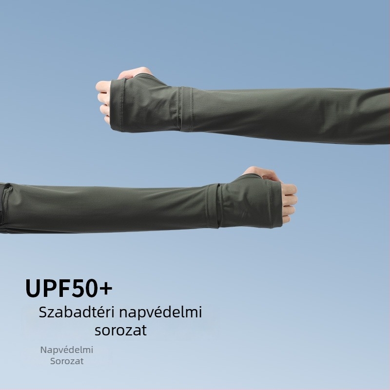 Férfi napvédő karvédők autóvezetéshez és kerékpározáshoz, nylon anyagból, UV védelem, tavasz 2025