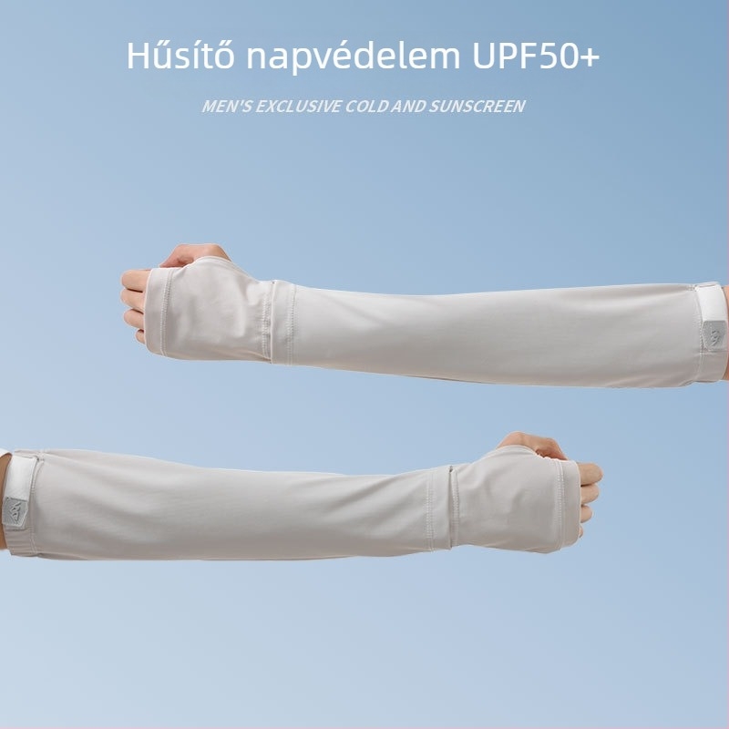 Férfi napvédő karvédők autóvezetéshez és kerékpározáshoz, nylon anyagból, UV védelem, tavasz 2025