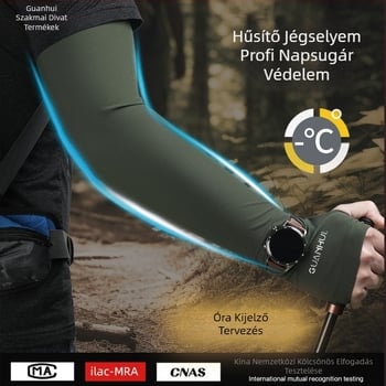 Napsugárvédő karpánt, lélegző nylon, UV védelem, eredeti dizájn, tavasz 2025