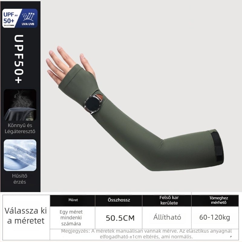 Napsugárvédő karpánt, lélegző nylon, UV védelem, eredeti dizájn, tavasz 2025