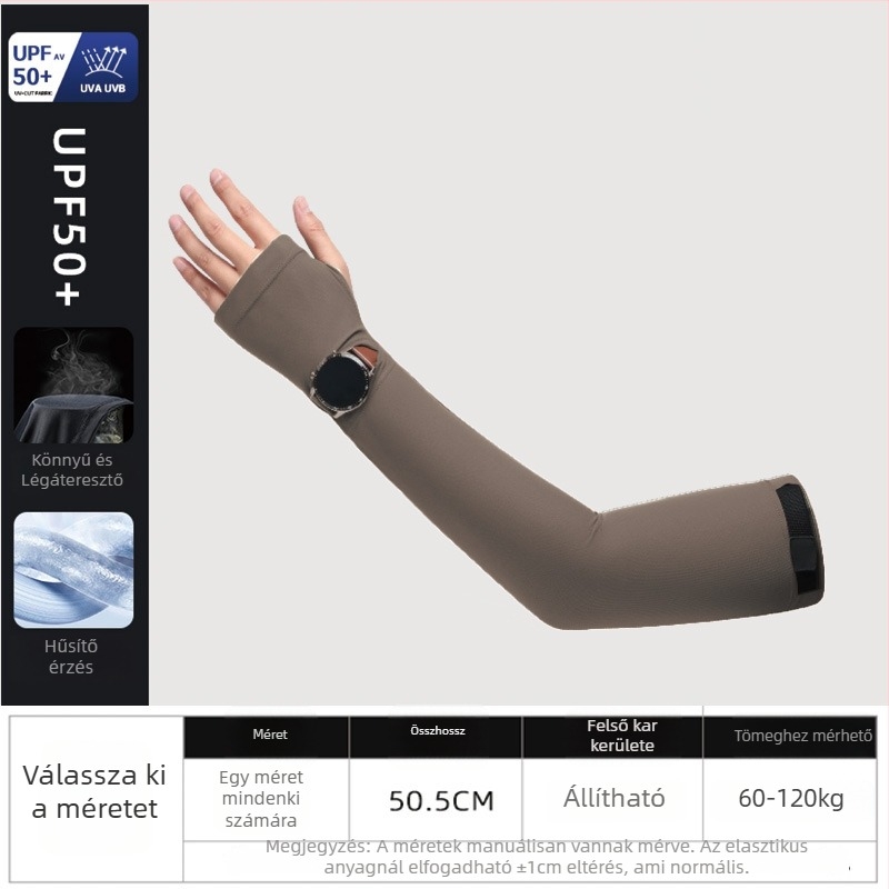 Napsugárvédő karpánt, lélegző nylon, UV védelem, eredeti dizájn, tavasz 2025