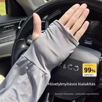 Karszárvédő ujjvédők UV-védellel nyárra, egyszerű stílus, poliészter anyag 81–95% tartalom, tavasz 2025