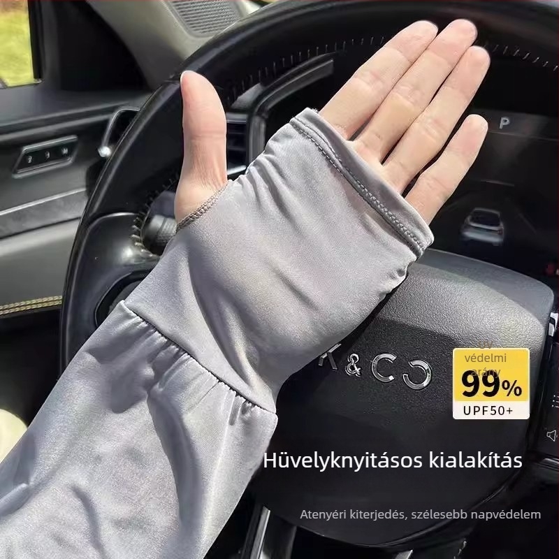 Karszárvédő ujjvédők UV-védellel nyárra, egyszerű stílus, poliészter anyag 81–95% tartalom, tavasz 2025