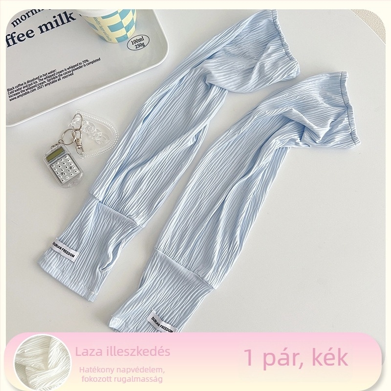 Női napsütés elleni karvédő Ice Silk anyagból, nyár 2025, laza szabás, vezetéshez