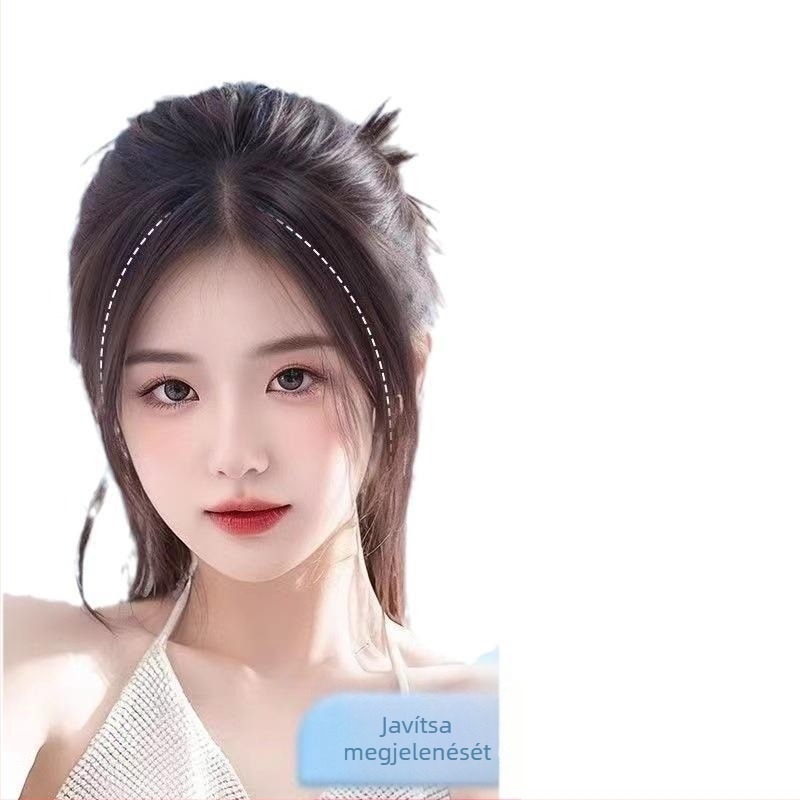 Fejfedő francia stílusú frufruval, volumen paróka és tökéletesen illeszkedő homlok — 2025 tavasz