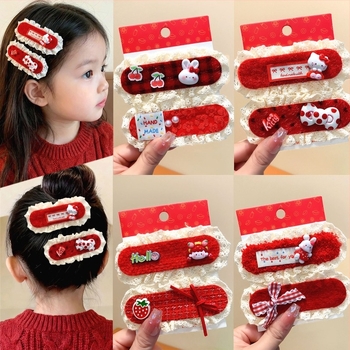 Gyerekek fejfedő - etnikus stílus, babaszerű forma, textil virág dekoráció, eredet: Jinhua, téli 2025