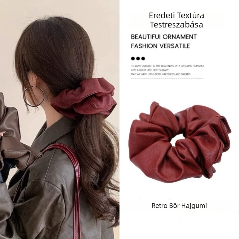 Nylon hajgumi kézzel készült, Qianying márka – Ins stílus, nagy rugalmasság