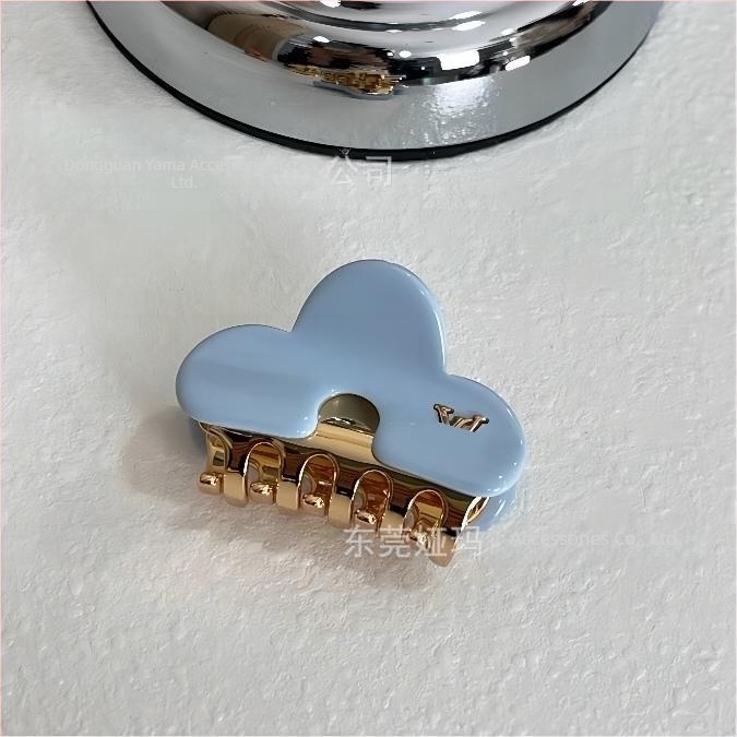 Kézzel készített réz hajcsipesz rézötvözet betéttel nőknek – fejfedő kiegészítő, friss és édes stílus