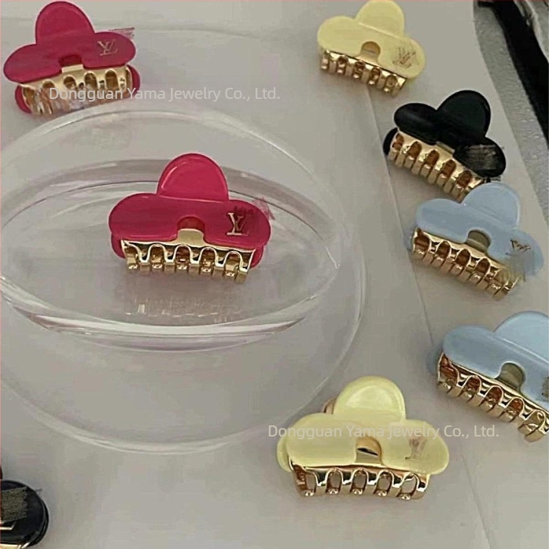 Kézzel készített réz hajcsipesz rézötvözet betéttel nőknek – fejfedő kiegészítő, friss és édes stílus