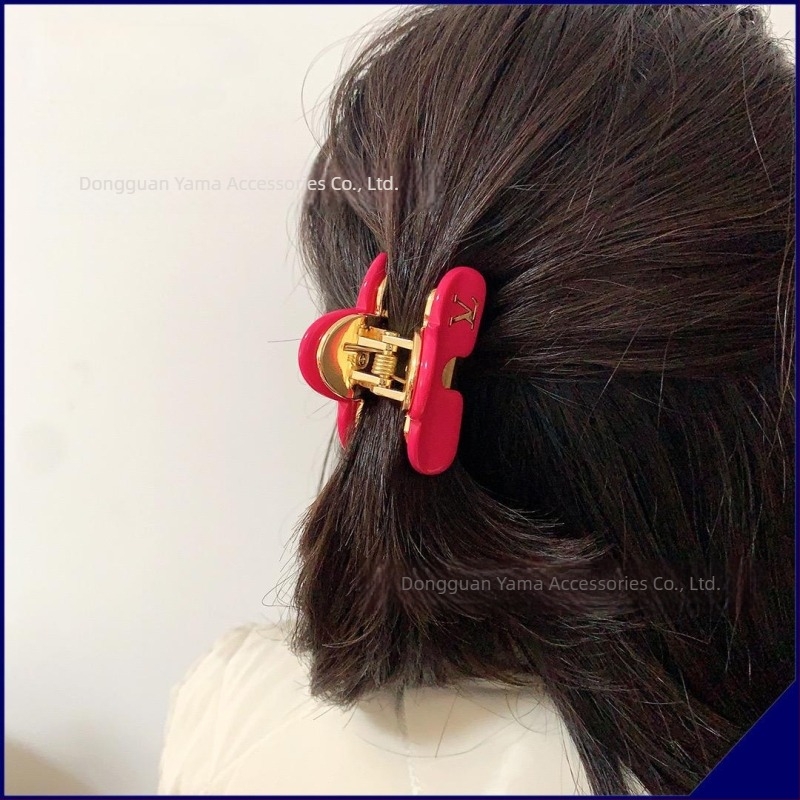 Kézzel készített réz hajcsipesz rézötvözet betéttel nőknek – fejfedő kiegészítő, friss és édes stílus