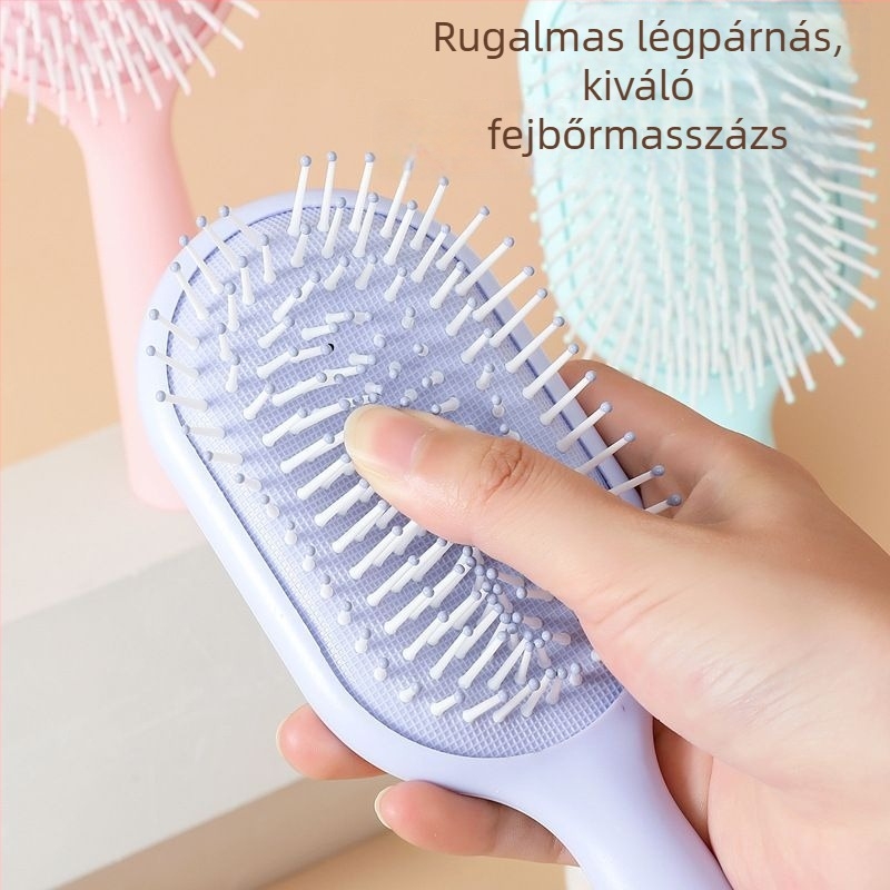 Légpárnás masszírozó hajkefe – Koreai stílus, Yunli, antistatikus, puha hajápolás (Márka: Yunli; Anyag: Műanyag; Termékkód: 8586-9; Eredet: Yiwu; Testreszabás elérhető)