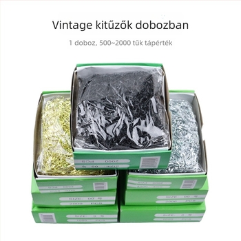 Kitűző, galvanizált vas, minimalist stílus, csomagolás: dobozban vagy tasakban