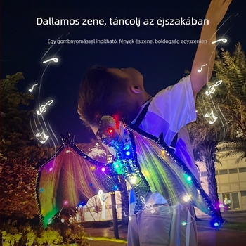 Fiúknak szóló elektromos dinoszaurusz szárnyak játék mozgó ízületekkel, fényekkel és zenével