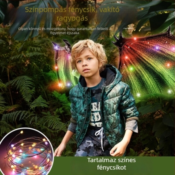 Fiúknak szóló elektromos dinoszaurusz szárnyak játék mozgó ízületekkel, fényekkel és zenével