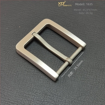 Xinxin Titanium márkájú tűcsattú övcsat, tiszta titán, mind a négy évszakban, üzleti casual