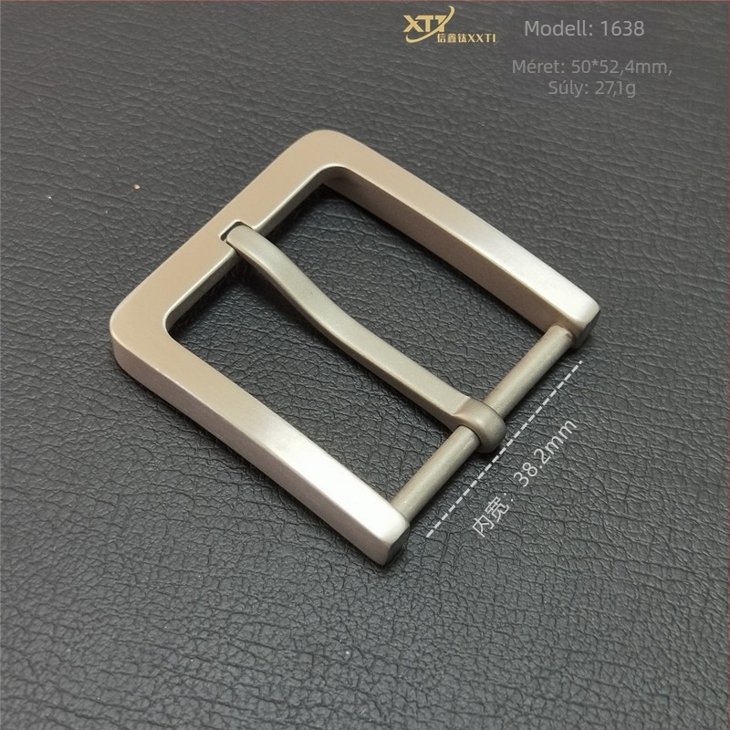 Xinxin Titanium márkájú tűcsattú övcsat, tiszta titán, mind a négy évszakban, üzleti casual