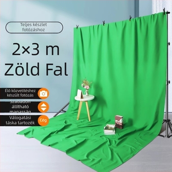 Teleszkópos, hordozható zöld képernyő hátter stúdiófotózáshoz