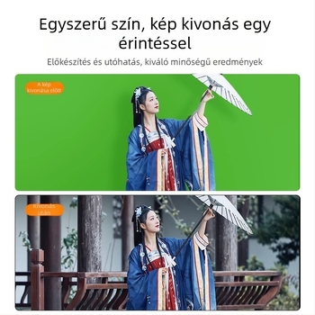 Teleszkópos, hordozható zöld képernyő hátter stúdiófotózáshoz
