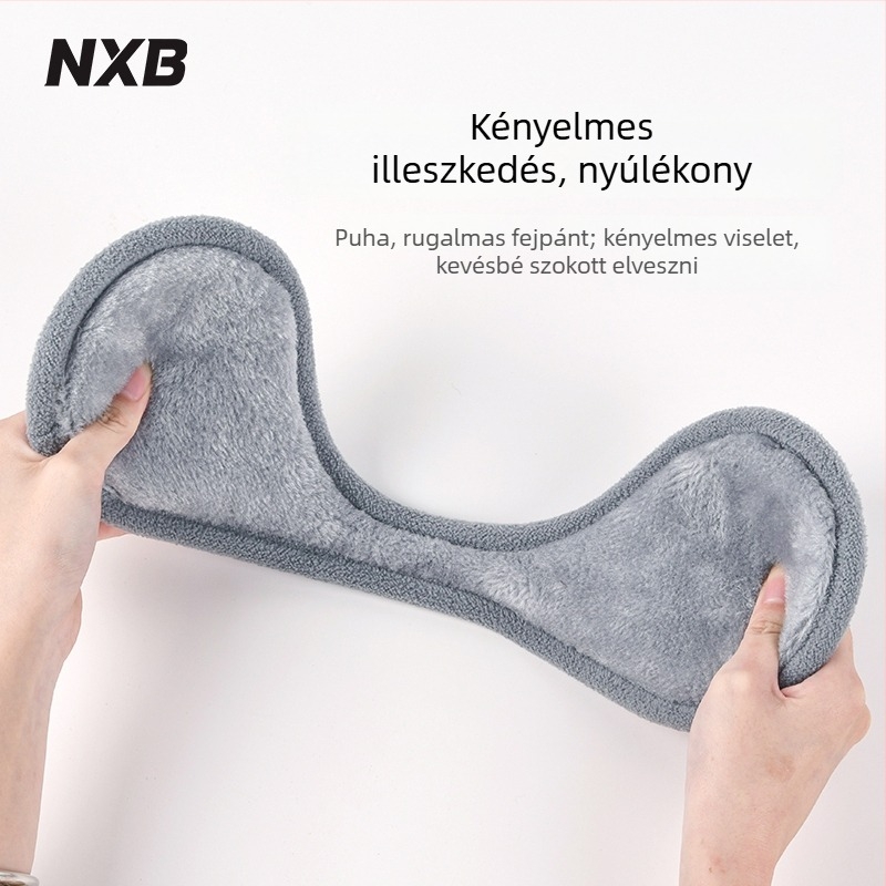 NXB Fülvédők Férfiaknak – Back-Wearing Stílus, Monokróm Mintázat, Tél–Ősz, Megőrzik a meleget