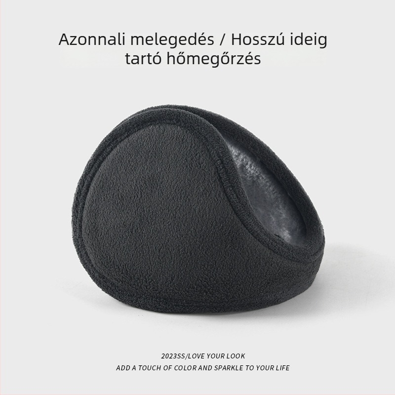 NXB Fülvédők Férfiaknak – Back-Wearing Stílus, Monokróm Mintázat, Tél–Ősz, Megőrzik a meleget