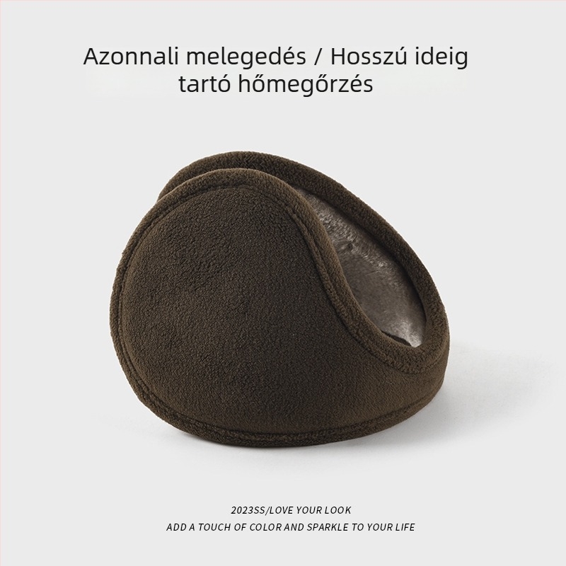 NXB Fülvédők Férfiaknak – Back-Wearing Stílus, Monokróm Mintázat, Tél–Ősz, Megőrzik a meleget
