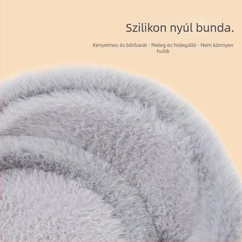 Gyapjú fülmelegítők kerékpározáshoz – téli meleg, uniszex, felnőtt, hideg elleni védelem