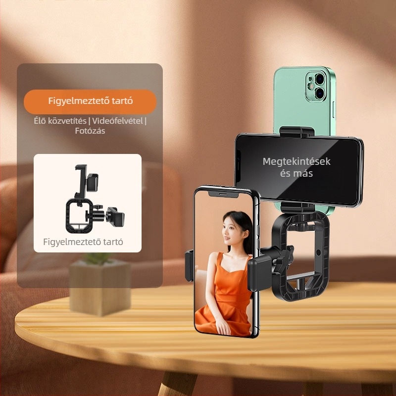 Légzsákos telefon-tartó teleprompterhez – fém, IP-védelem
