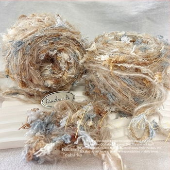 DIY projektekhez Mohair keverék fonal — Típus: Horgolt fonal; Fő anyagok: poliészter és kémiai rost; Termék neve: Tedolon varrószál; Eredet: Egyéb