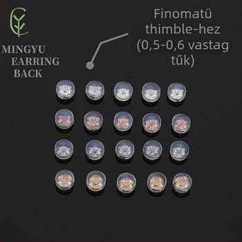 Füldugó műanyag/gyanta, elektroplatált felülettel, egyszerű stílus, városi divat