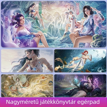 Cartoon egérpad, kétoldalas, anti-slip, természetes gumi, OEM testreszabás