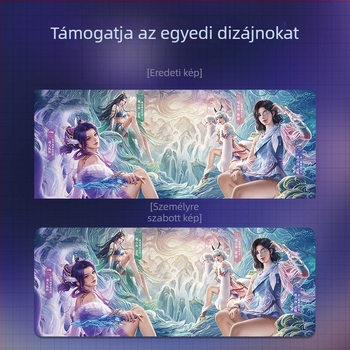 Cartoon egérpad, kétoldalas, anti-slip, természetes gumi, OEM testreszabás