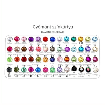 Körömdíszítő matricák - pillangó, akril, műanyag/gyanta, nyomtatás, Rongyi márka