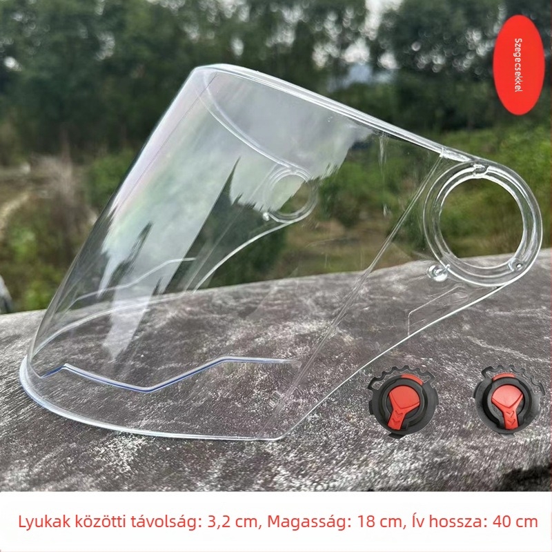 Kerékpáros szemüveg polarizált lencsékkel, cserélhető lencsékkel, UV védelem; anyag: polietilén (PE)