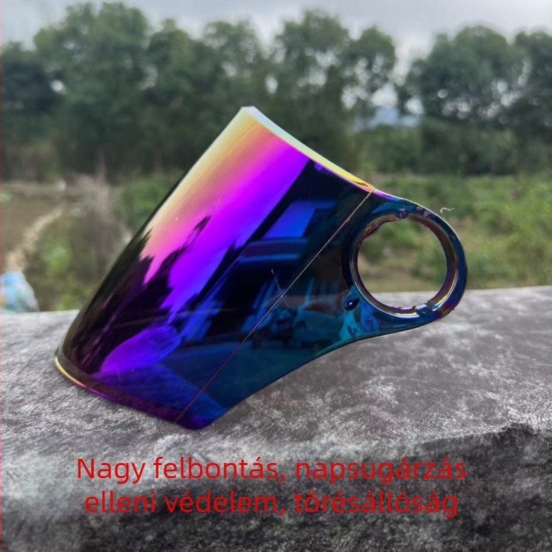 Kerékpáros szemüveg polarizált lencsékkel, cserélhető lencsékkel, UV védelem; anyag: polietilén (PE)