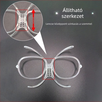Síszemüveg TR90 belső kerettel a myopia adapterhez, állítható, szemvédelem felnőtteknek
