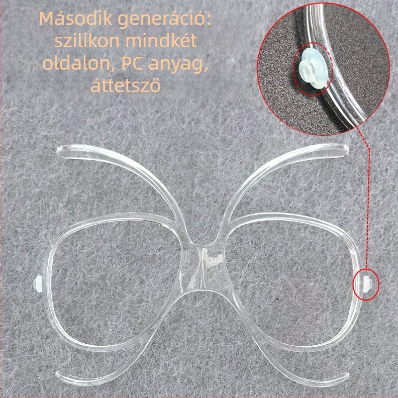 Síszemüveg TR90 belső kerettel a myopia adapterhez, állítható, szemvédelem felnőtteknek