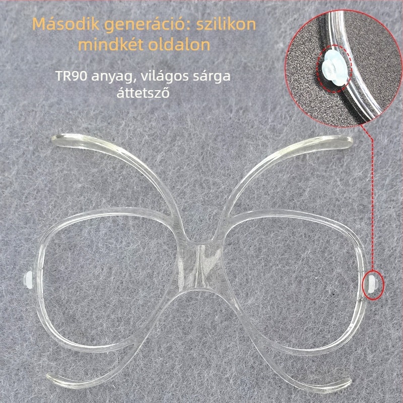 Síszemüveg TR90 belső kerettel a myopia adapterhez, állítható, szemvédelem felnőtteknek