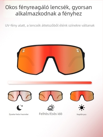 BF612 kerékpáros szemüveg, TR90, 0 dioptria, sportos, teljes keret, uniszex