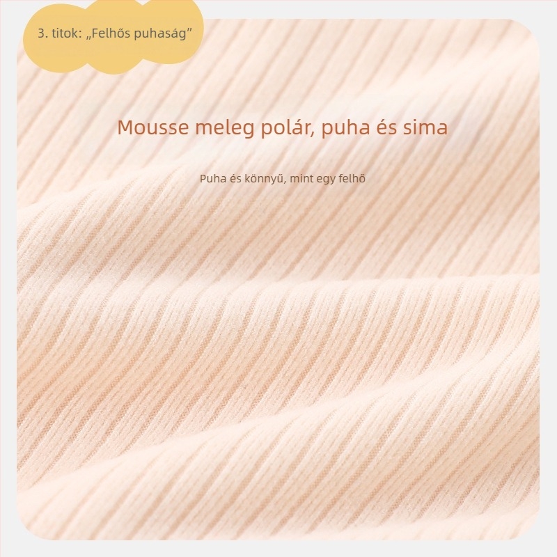 Baba overál őszi-téli – meleg újszülött, uniszex, hosszú ujjú, kapucni nélküli, csont nélküli dizájn