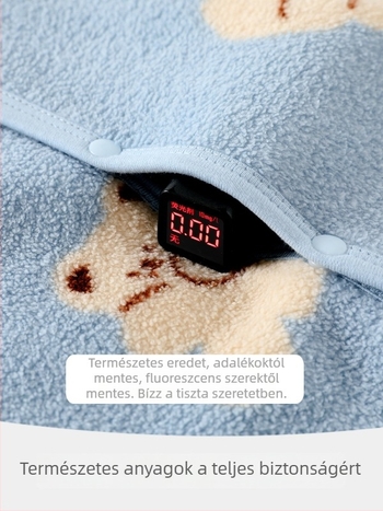 Kapucnis baba overál Snow Velvet anyagból, fleece béléssel, hosszú ujjú, uniszex