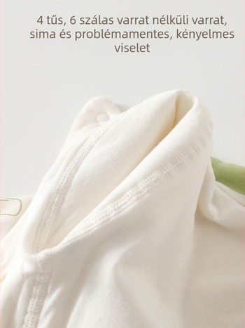 Bebapizsama készlet 40 g tömésű, 100% pamut, hosszú ujjú, kapucni nélküli, újszülötteknek