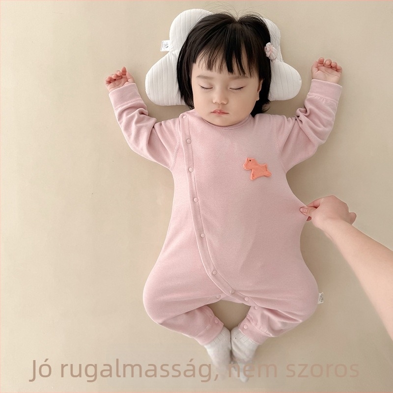 Baba overál őszi–téli szezonra, vastag anyag, 100% egyéb anyag, hosszú ujjú, kapucni nélküli, uniszex