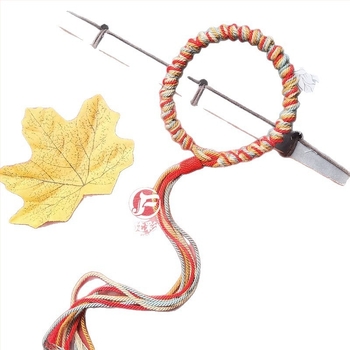 Xizang-stílusú DIY fonott karkötő zsinórból, etnikus stílus, szövés, uniszex