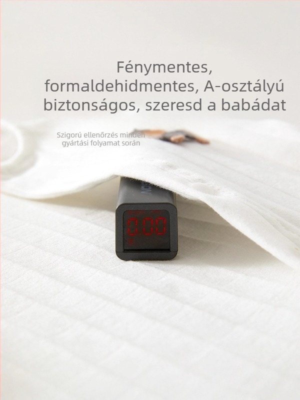 Jingqi Pamut baba body, hosszú ujjú, tavasz–ősz, újszülött, uniszex